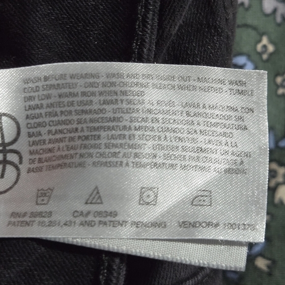 Social Standard by Sanctuary Women's Ankle Skinny Black Camo Denim Jeans Size 10 - Picture 15 of 15